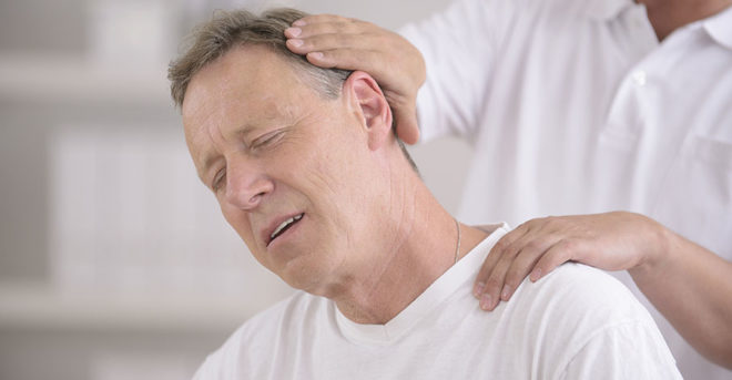 Chiropractic: Chiropractor doing neck adjustment